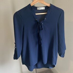 Solid Blue Long Sleeve